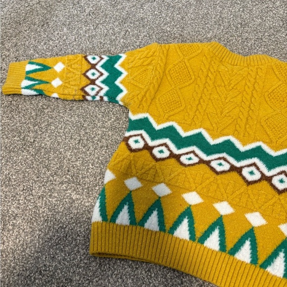 City Knit Vintage Toddler Baby Knit Yellow Sweater 18m - Picture 13 of 14